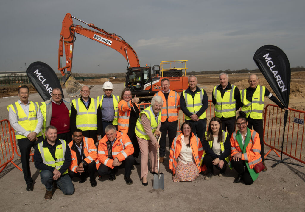 UP UP and away……….Waystone Hargreaves Land celebrate the start on site of the Advanced Technological Distribution Centre for TJ Morris at Unity UP UP and away……….Waystone Hargreaves Land celebrate the start on site of the Advanced Technological Distribution Centre for TJ Morris at Unity